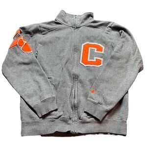 Clemson Tigers Champion Heritage Varsity Letter Jacket Full Zip Size‎ S **Read**